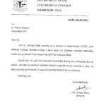 fellowship letter Archan Naik Goa